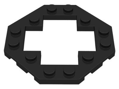Plate, Modified 6 x 6 Octagonal with 4 x 4 Open Center