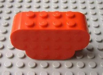 Slope, Curved 6 x 2 x 3 Triple with 8 Studs