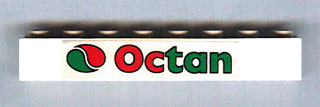 Brick 1 x 8 with Octan Logo Pattern (Sticker) - Set 6539