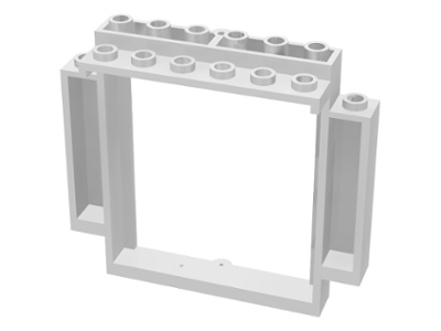 Door, Frame 2 x 8 x 6 Swivel with Bottom Notches
