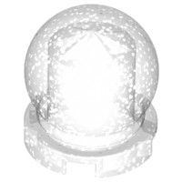 Minifigure, Utensil Crystal Ball Globe 2 x 2 x 2