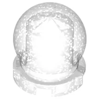 Minifigure, Utensil Crystal Ball Globe 2 x 2 x 2