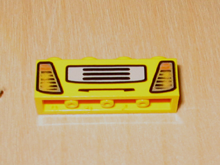 Brick 1 x 4 with Truck Headlights and Grille Pattern (4 Juniors)
