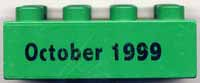 Duplo, Brick 2 x 4 with October 1999 Pattern