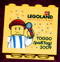 Brick 2 x 4 x 3 with Legoland Deutschland TOGGO Spaßtag! 2009 Pattern