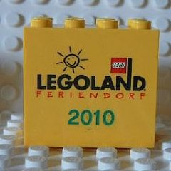 Brick 2 x 4 x 3 with Legoland Feriendorf 2010 Pattern