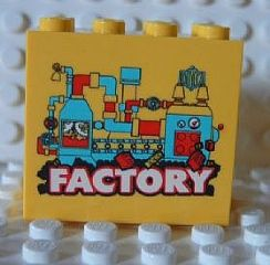 Brick 2 x 4 x 3 with Factory Pattern