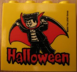 Brick 2 x 4 x 3 with Halloween Pattern