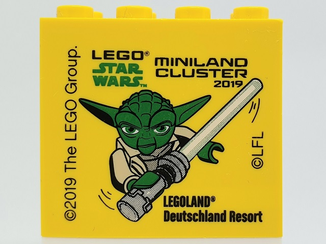 Brick 2 x 4 x 3 with LEGO STAR WARS MINILAND CLUSTER 2019 LEGOLAND Deutschland Resort Pattern