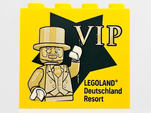 Brick 2 x 4 x 3 with VIP LEGOLAND Deutschland Resort Pattern