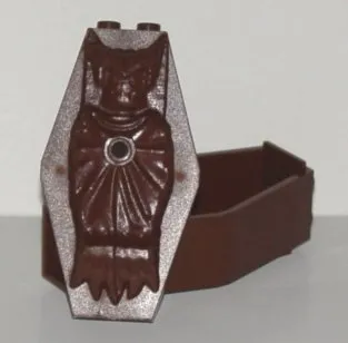 Container, Coffin with Vampire Relief Lid