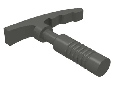 Minifigure, Utensil Ice Axe - 6-Rib Handle