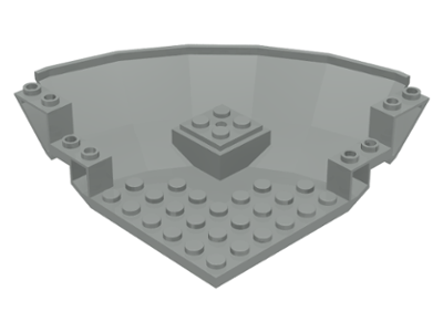 Panel 10 x 10 x 2 2/3 Quarter Saucer Base
