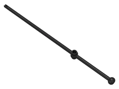 Bar  16L with Open Stud, Tow Ball, and Slit (Windsurfer Mast)