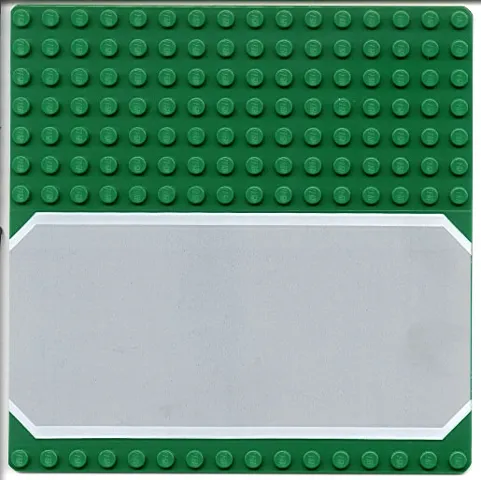 Baseplate, Road 16 x 16 with Light Gray Driveway Pattern