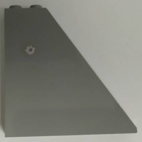 Slope 55 6 x 1 x 5 without Bottom Stud Holders with Bullet Hole Small Pattern (Sticker)  - Set 7709