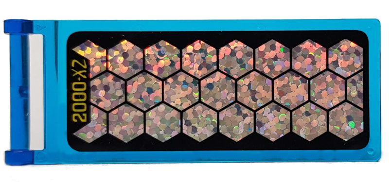 Flag 7 x 3 with Bar Handle with Space Port Solar Array with '2000-XZ' Pattern (Sticker) - Sets 6454 / 6456 / 6458