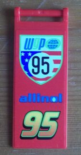 Flag 7 x 3 with Bar Handle with 'WGP 95 allinol 95' Pattern (Sticker) - Set 8679