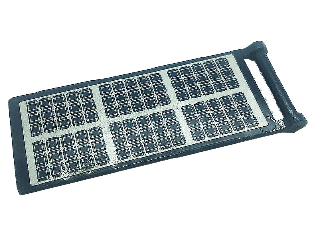 Flag 7 x 3 with Bar Handle with Solar Panels Pattern (Sticker) - Set 60227