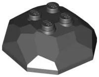 Rock 4 x 4 Octagonal Boulder, Top