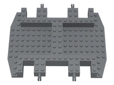 Vehicle, Base 12 x 18 x 1 1/3 (Rock Raider Dozer Base)
