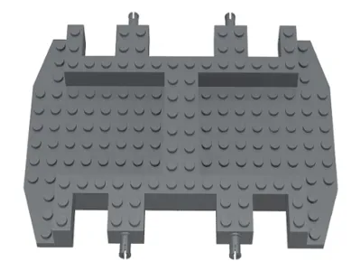 Vehicle, Base 12 x 18 x 1 1/3 (Rock Raider Dozer Base)