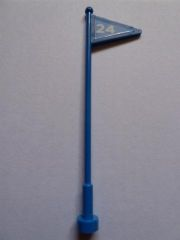 Flag on Antenna Whip with 24 Pattern (Stickers) - Set 6520