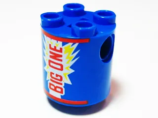 Brick, Round 2 x 2 x 2 Robot Body with 'BIG ONE' Pattern