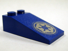 Slope 18 4 x 2 with SW Imperial Logo Pattern (Sticker) - Set 7667