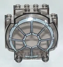 Windscreen 3 x 6 x 5 Bubble with SW 8 Spoke Radial Pattern (Undetermined Type)