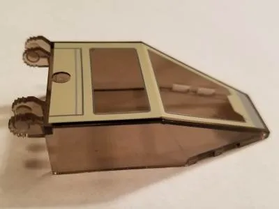 Windscreen 7 x 4 x 1 2/3 with Locking Dual 2 Fingers with Light Bluish Gray and Tan SW Sandspeeder Pattern