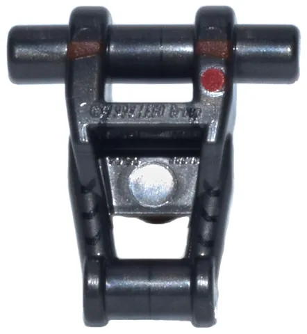 Torso Mechanical, Battle Droid with Red and Dark Silver Dot, Reddish Brown Stripes and Black Lines Pattern