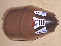 Windscreen 7 x 4 x 2 Round with Stealth Hunter Cockpit Pattern (Stickers) - Set 7700