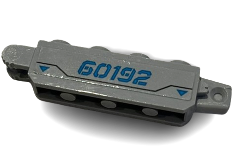Hinge Brick 1 x 4 Locking with '60192' Pattern on Both Sides (Stickers) - Set 60192