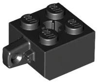 Hinge Brick 2 x 2 Locking with 1 Finger Vertical and Axle Hole