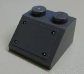 Slope 45 2 x 2 with Bolted Panel Pattern (Sticker) - Set 7051