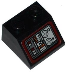 Slope 45 2 x 2 with SW Landspeeder Control Panel Pattern (Sticker) - Sets 75052 / 75173