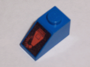 Slope 45 2 x 1 with Orange Microphone on Black Pattern