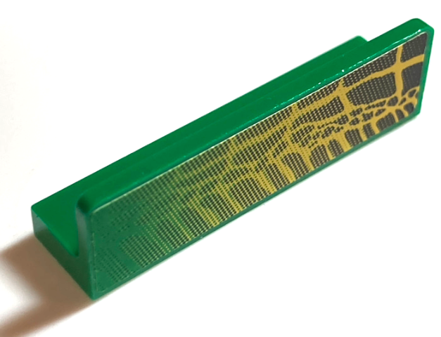 Panel 1 x 4 x 1 with Alligator / Crocodile Skin Pattern Model Right Side (Sticker) - Set 6617