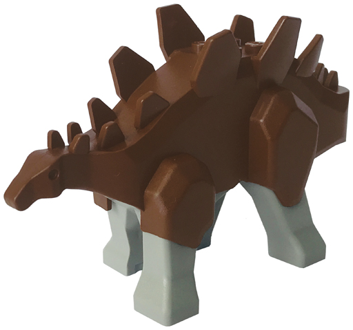 Dinosaur Body Stegosaurus with Light Gray Legs (30463 / 30462)