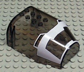 Windscreen 8 x 6 x 3 Curved Top Angled Canopy with Life on Mars Pattern