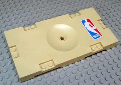 Sports Field Section 8 x 16 with NBA Logo Pattern (Sticker) - Sets 3432 / 3433