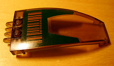 Windscreen 8 x 4 x 2 Curved Taper with Dual 2 Fingers, Barcode Pattern (Sticker) - Set 7707