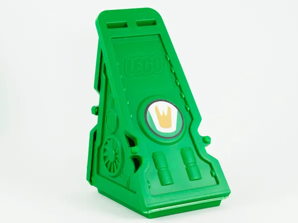 Vehicle, Racer Launcher with Scratch Logo and Stat Card on Inside Pattern (Stickers) - Set 4572