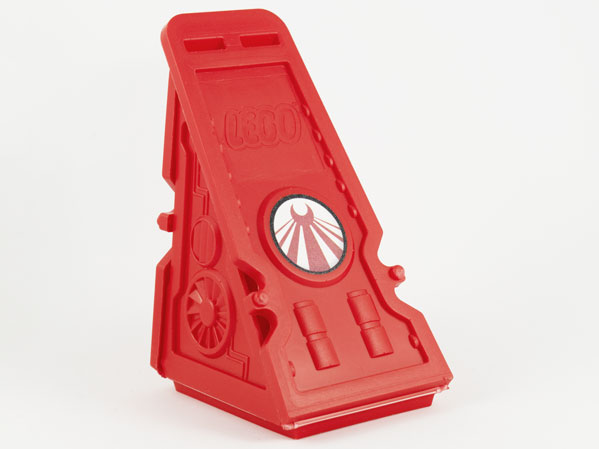 Vehicle, Racer Launcher with Warrior Logo and Stat Card on Inside Pattern (Stickers) - Set 4569