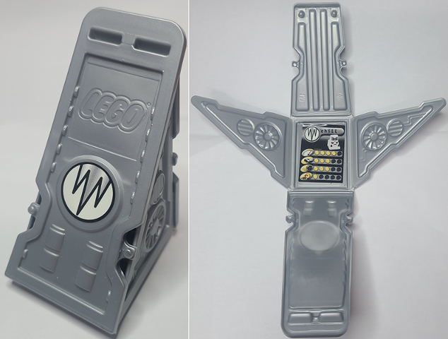 Vehicle, Racer Launcher with Chill Logo and Stat Card on Inside Pattern (Stickers) - Set 4579