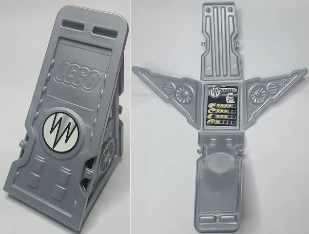 Vehicle, Racer Launcher with Chill Logo and Stat Card on Inside Pattern (Stickers) - Set 4579