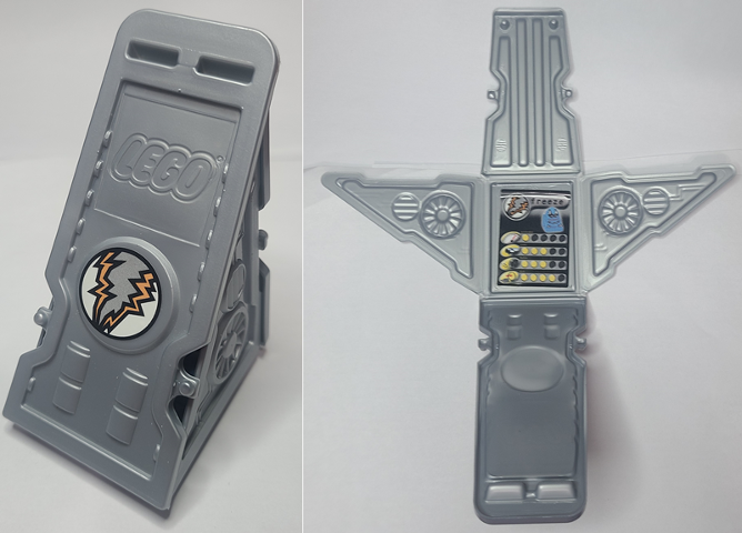 Vehicle, Racer Launcher with Freeze Logo and Stat Card on Inside Pattern (Stickers) - Set 4579