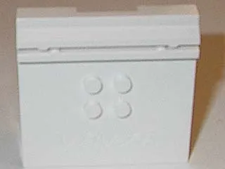 Tile, Modified 6 x 6 x 2/3 with 4 Studs and Debossed Ninja Logo