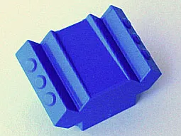 Brick, Modified 2 x 2 No Studs, Sloped with Angled Side Block Extensions